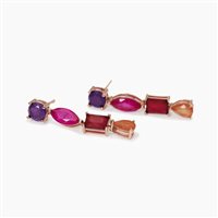 Orecchini Mabina Donna Santorini in Argento Zircone 563794 - 563794